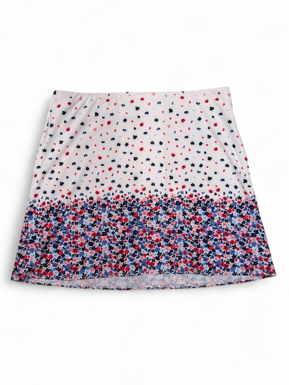 Belyn Key Floral Golf Skirt - Size Small - Built in Shorts - Red White & Blue